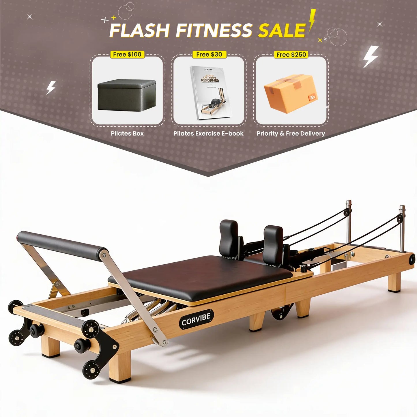 Apex Studio Pilates Reformer | Studio Performance, Home Convenience