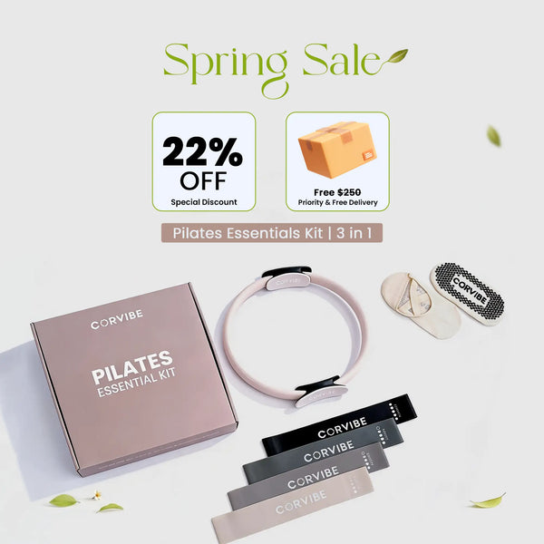 Pilates Beginner's Kit | 3 in 1 | Your Foundation for Pilates Strength