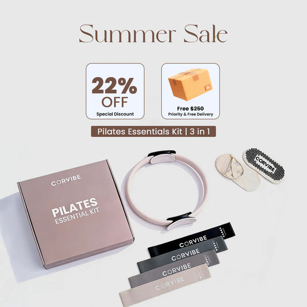 Pilates Beginner's Kit | 3 in 1 | Your Foundation for Pilates Strength