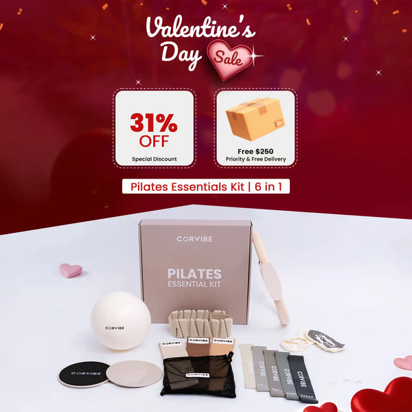 Pilates Essentials Kit | 6 in 1 | Your Guide to a Stronger Core