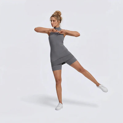 01. Band-Powered Squat Sweep