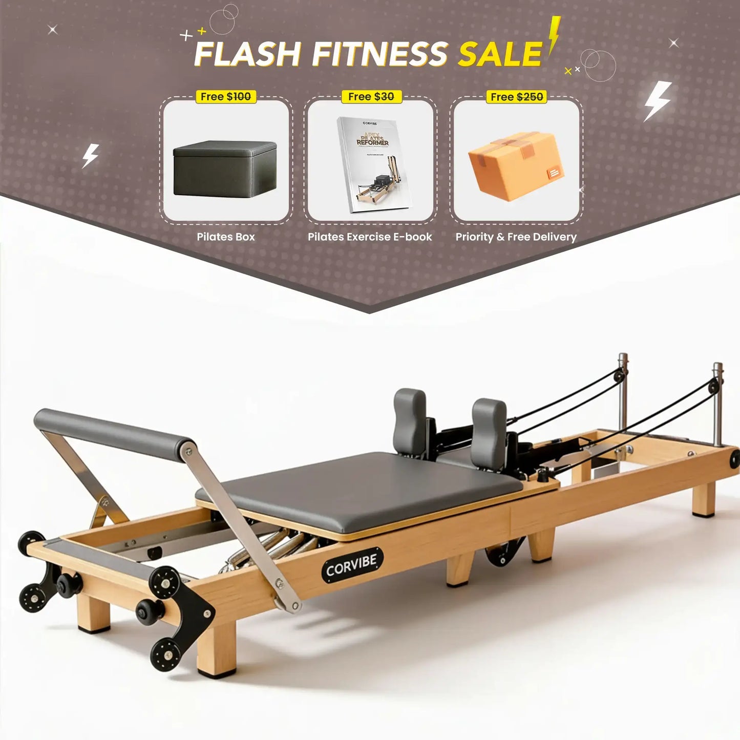 Apex Studio Pilates Reformer | Studio Performance, Home Convenience