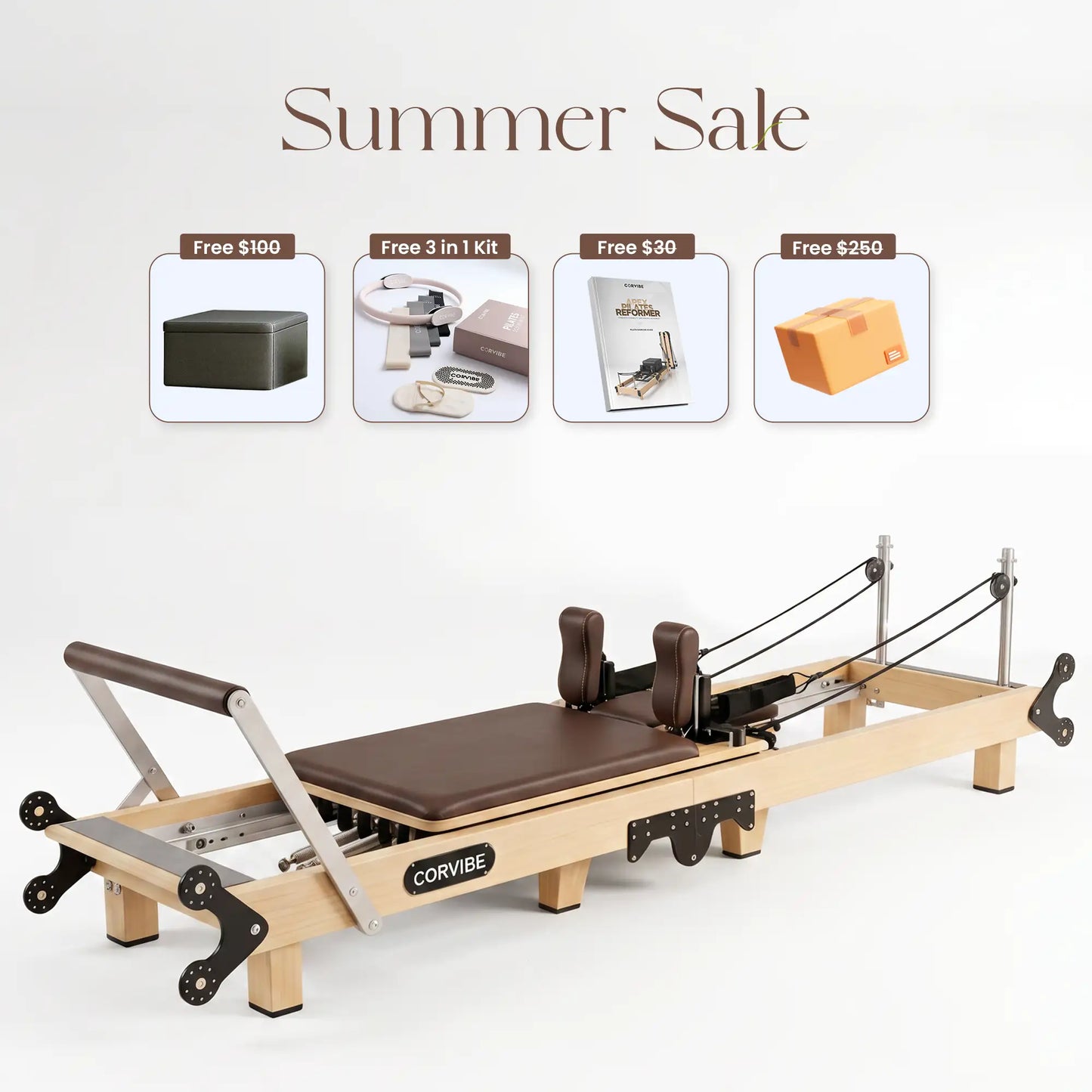 Apex Studio Pilates Reformer | Studio Performance, Home Convenience