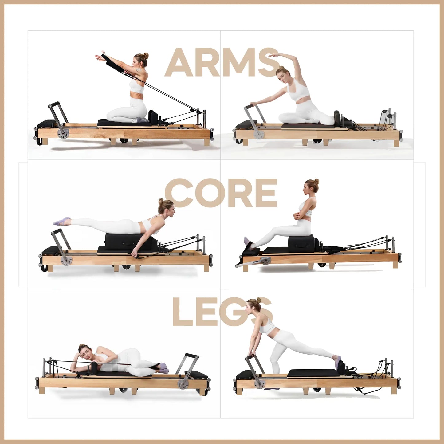 Apex Studio Pilates Reformer | Studio Performance, Home Convenience