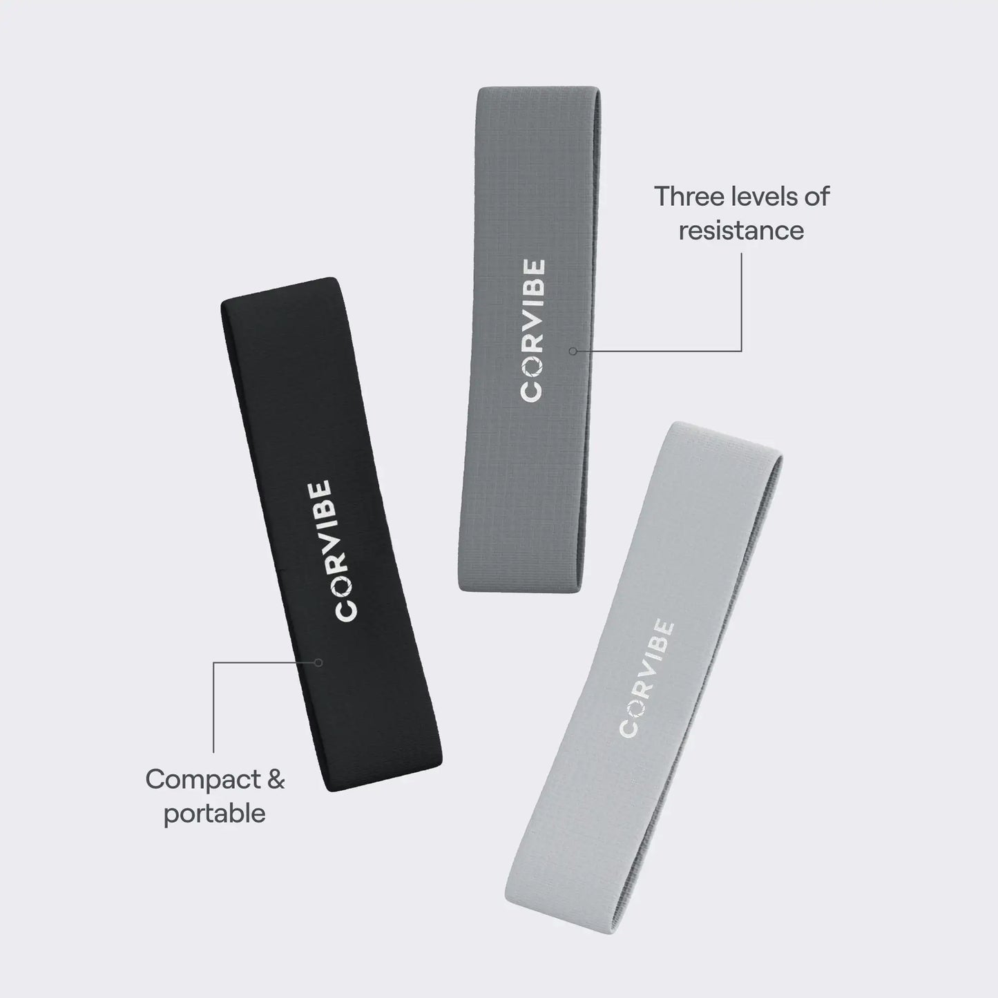 Pillates Fabric Resistance Bands